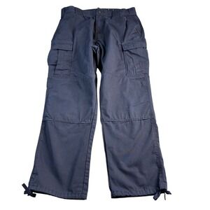 5.11 Tactical Pants‎ Men's 37x31 Blue Taclite Pro Cargo Ripstop Mid Rise Adult